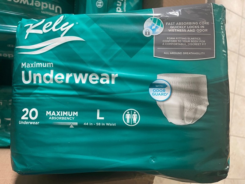Lot of 13 packs (20 pc/pack) Rely Maximum Absorbency Adult Underwear Size L gallery