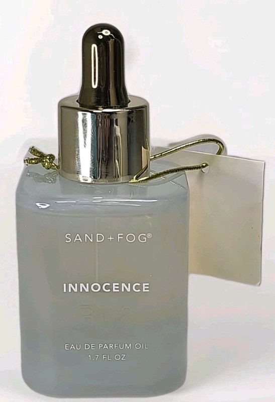 Sand + Fog Innocence Eau De Parfum Oil 1.7 oz Dropper New Sealed Clean Fresh Sce