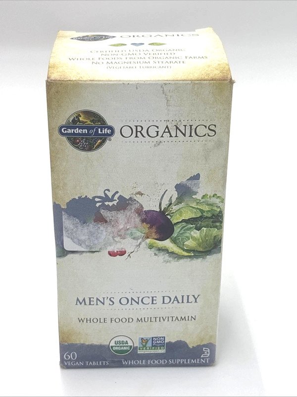 Garden of Life Mykind Organics Men's Once Daily 60 Vegan Tabs Exp 07/2027+ gallery