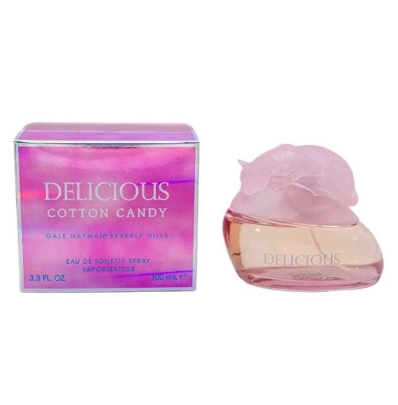 Delicious Cotton Candy by Gale Hayman 3.4 oz EDT Perfume for Women New In Box