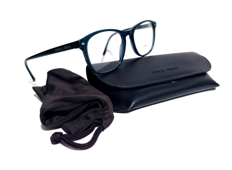 GIORGIO ARMANI AR 7003 5004 DARK BLUE RX EYEGLASSES 52-18-145 MM ITALY W/CASE