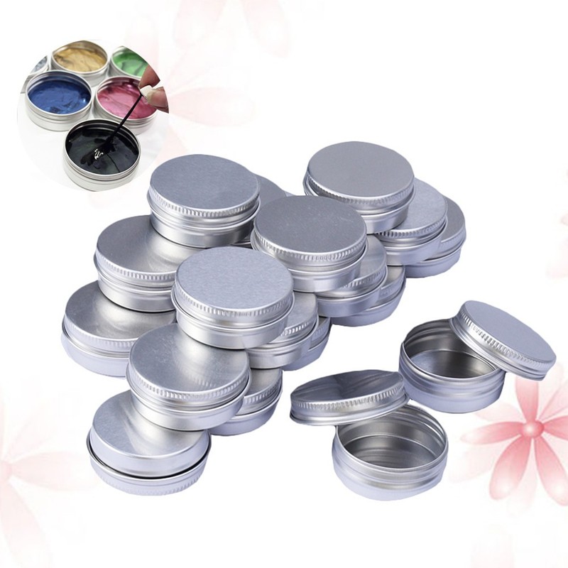 10 Pcs Empty Pots for Cream Small Sample Jars Cosmetic with Lids