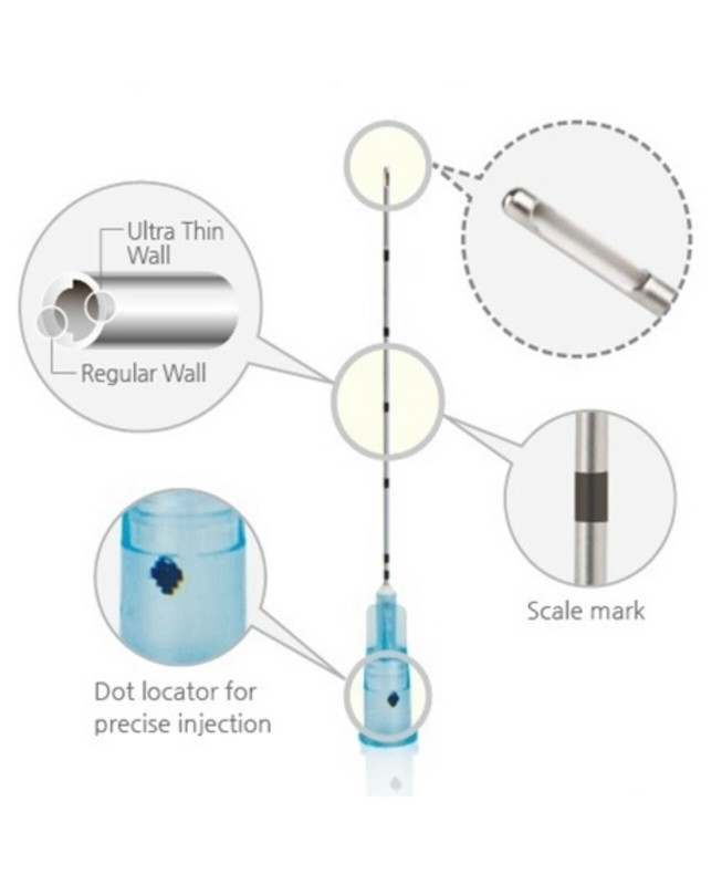 5x Micro Cannula with Puncture, Blunt Tip for Fillers, USA Seller , FDA Listed