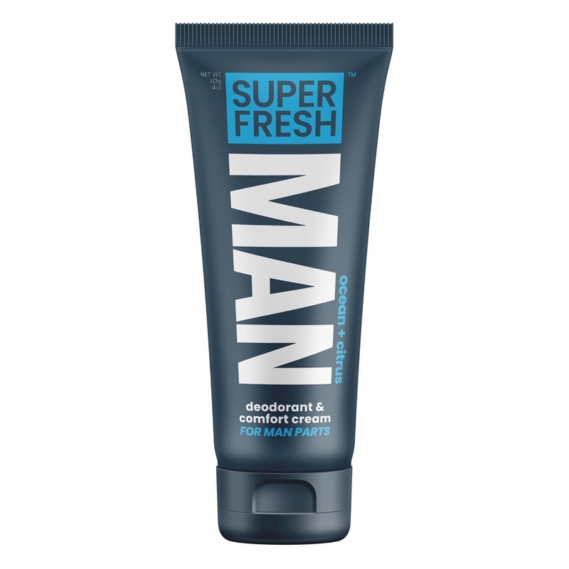Super Fresh Man Parts Ball Deodorant for Men – INVISIBLE LOTION – Mens Hygien…