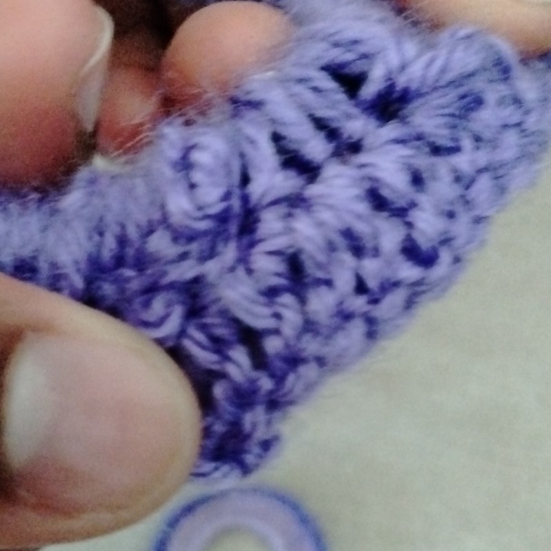 Purple Handmade Crocheted Scrunchie Hair Tie For Women And All Hair Types gallery