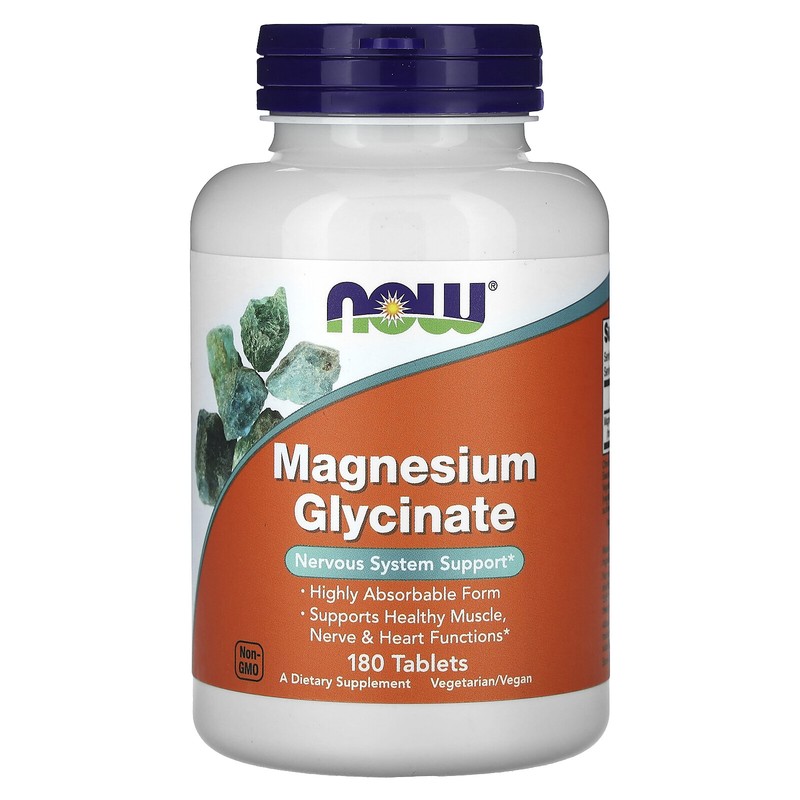 Magnesium Glycinate, 180 Tablets