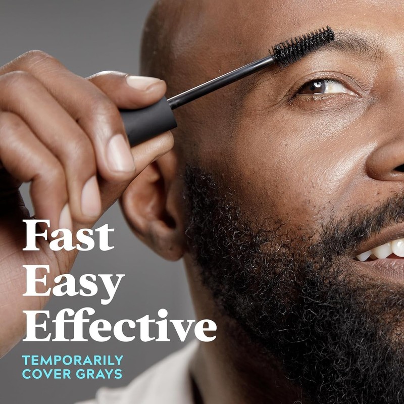 Up to 30 Applications of 1-Day Beard & Brow Color - Black, Fills Patchy Areas gallery