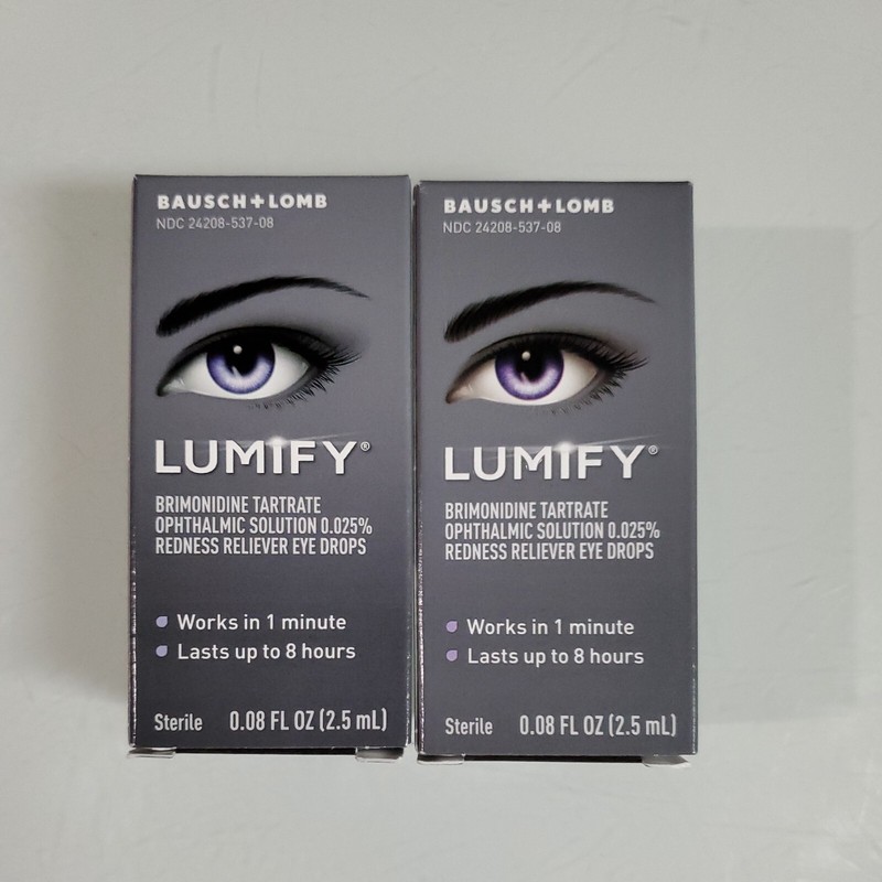Lumify Eye Redness Relief – 0.08oz – x2 Exp 2024+