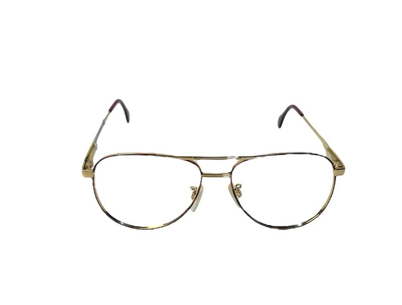 Vintage Titmus Aviator Glasses TP201 TOR 145 CS82 Z87 Gold Frames Maroon Tips ￼