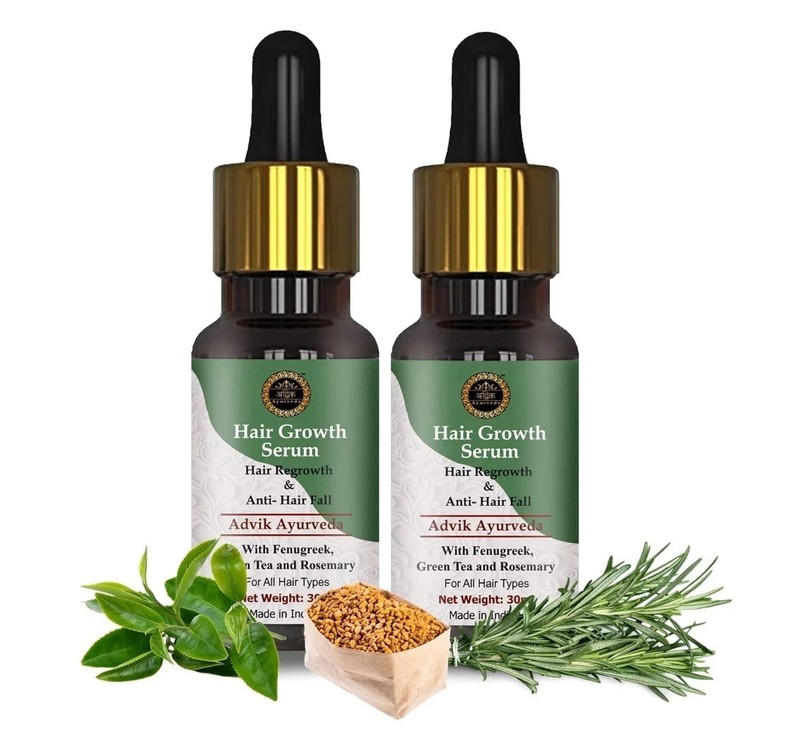 Advik Ayurveda Hair Growth Serum 30ml Each Set Of 2