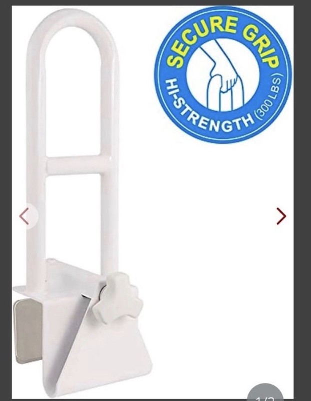 NEW Vaunn Medical Bathtub Handle Grab Bar Safety Rail Seniors Elderly Support gallery