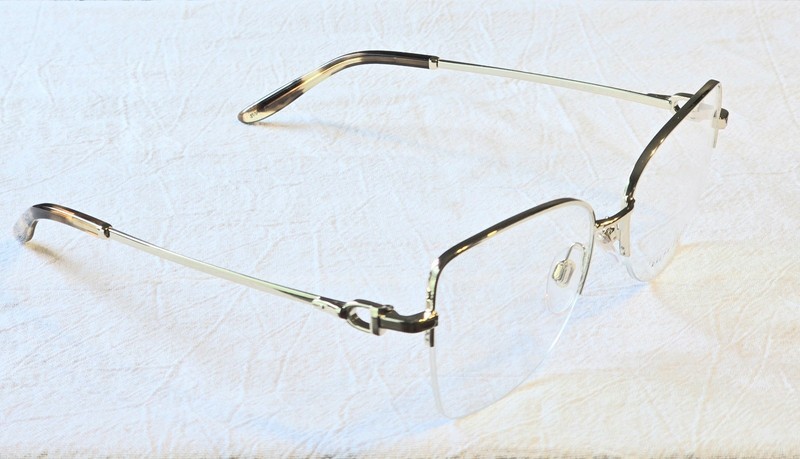 RALPH LAUREN RL5122 9150 Pale Gold Frames 54 mm Demo Lens Women's Eyeglasses
