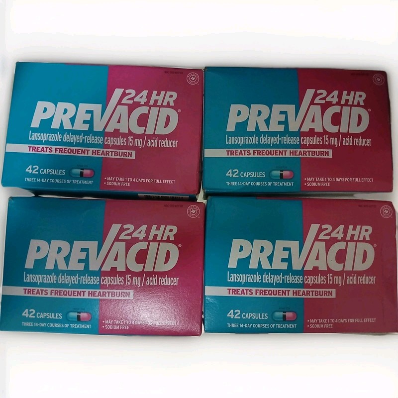 Prevacid Acid Reducer 42 X 4 Capsules Each Box Exp. 09/26 / 2027