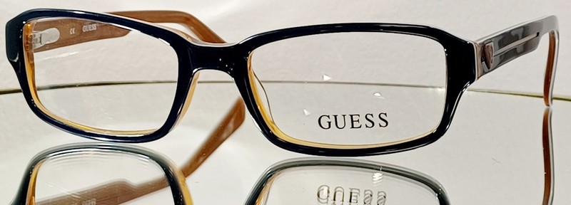 Originale GUESS GU 9102 BL Eyeglasses BLUE New Plastic 48-16-135