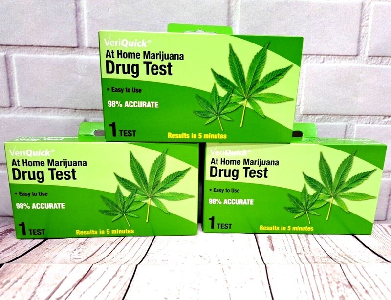 Veriquick At Home Marijuana Drug Test 98% Accurate, Lot of 3, Results In 5 Minu