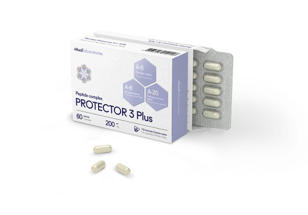 Protector 3 Plus Peptide Complex – With Endoluten, Vladonix & Bonomarlot