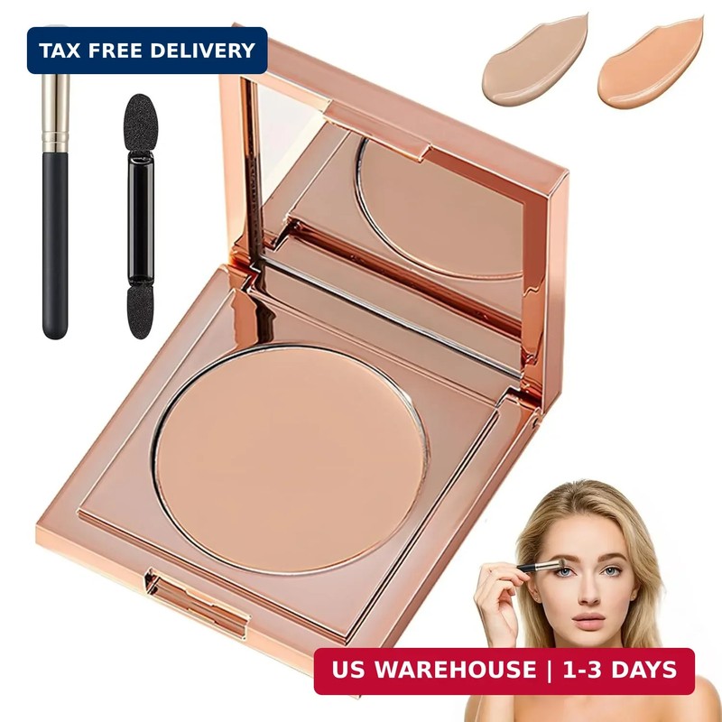 Colored Clay CC Undereye Corrector, Color Corrector for Dark Circles with Brush,