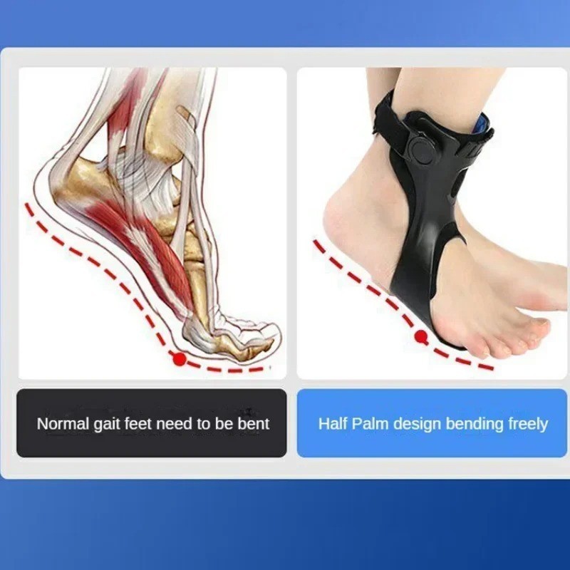 Drop Foot Brace AFO Leaf Spring Splint Ankle Foot Orthosis Support For Stroke gallery