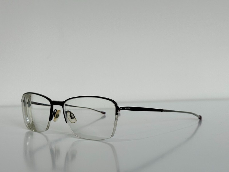 Morel France Lightec 7312L Half Rim Bronze Brown Eyeglasses Frame 54-17-135
