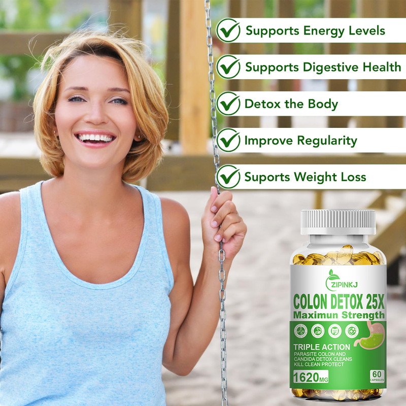 Colon Detox 25x Maximun Strength - Gut Support, Weight Loss, Constipation Relief gallery