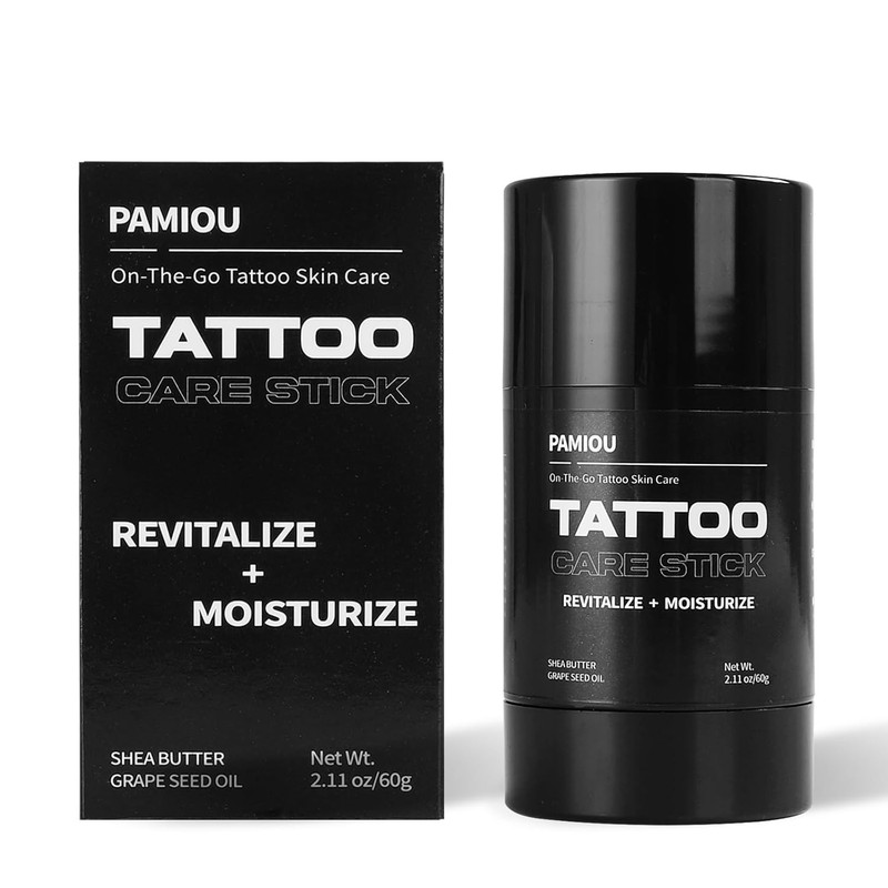 Pamiou Tattoo Aftercare Tattoo Butter Balm Travel Tattoo Care Stick Portable