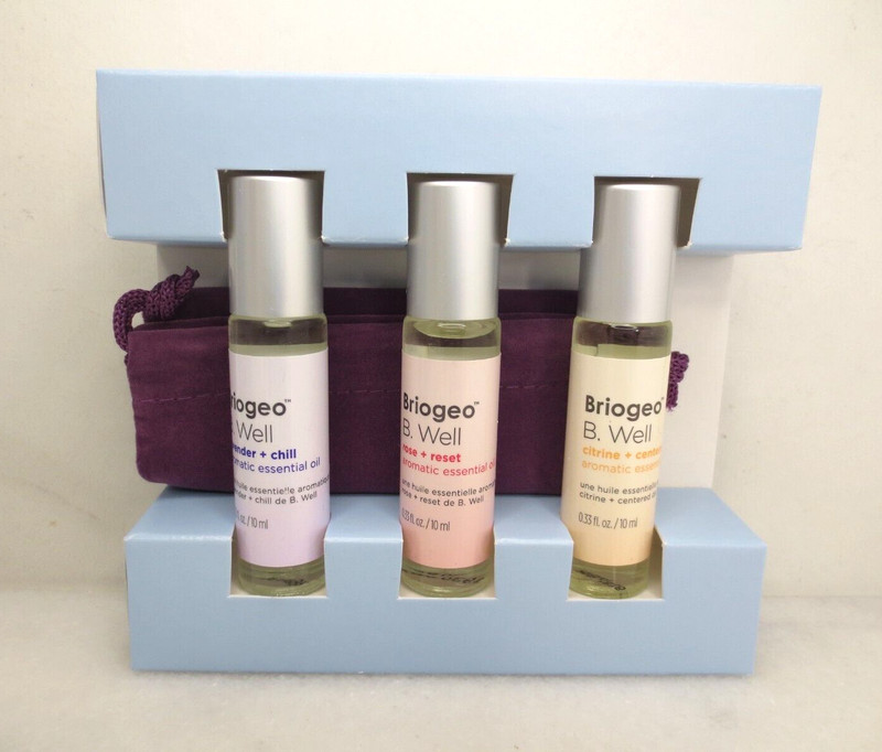 BRIOGEO + KATHLEEN LIGHTS B. WELL AROMATIC ESSENTIAL OILS KIT BOXED gallery
