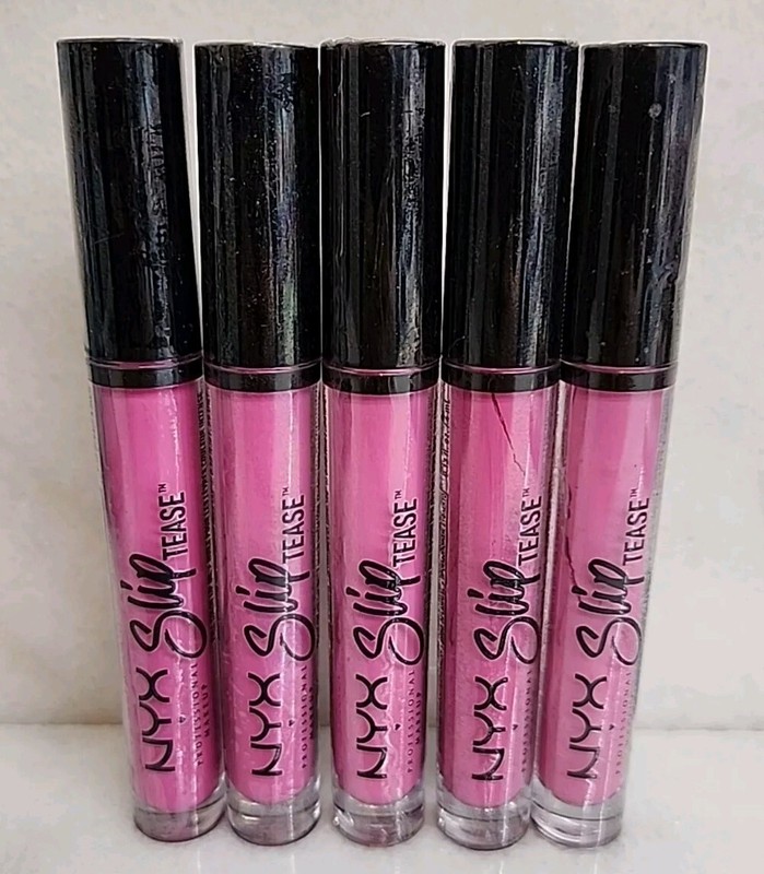 5 NYX SLIP TEASE FULL COLOR LIP OIL LIPSTICK #STLO05 BAECATION