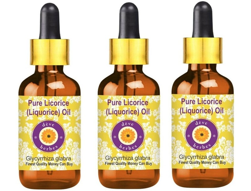 Pure Licorice (Liquorice) Oil (Glycyrrhiza glabra) For Skin, Hair & Massage