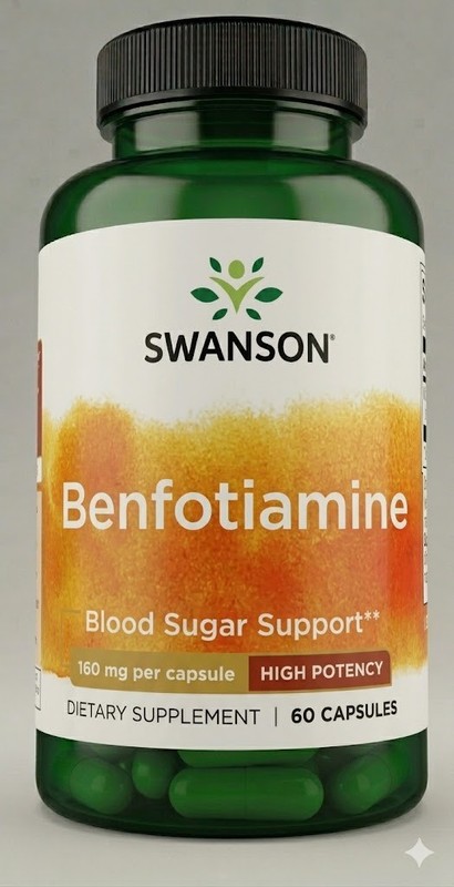 Benfotiamine 160 mg – 60 Capsules