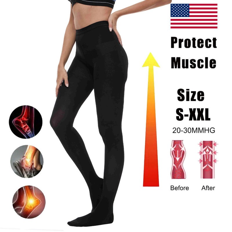 30-40mmHg Medical Compression Pantyhose Stockings Support Therapy Vein Relief gallery