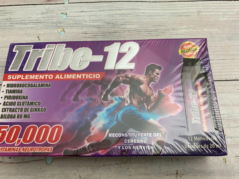 Tribe – 12 – Reconstituyente 12 Ampolletas – 12 Monodosis Potente