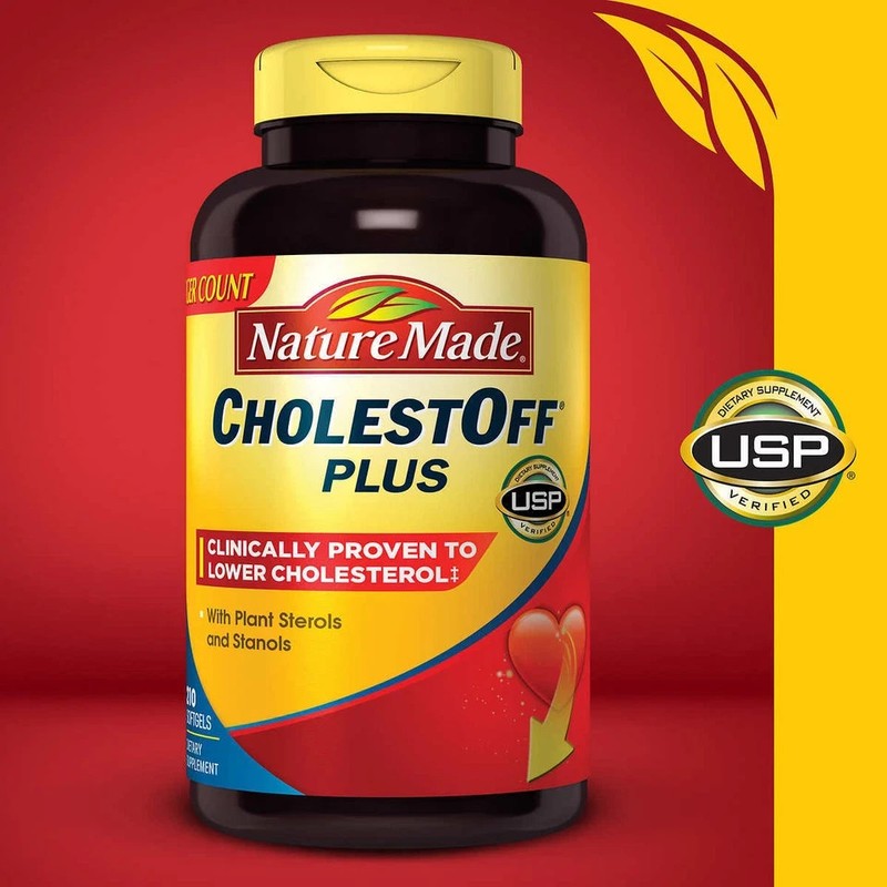 Nature Made Cholest-OFF Plus 210 Softgels 900 mg Plant Sterols & Stanols