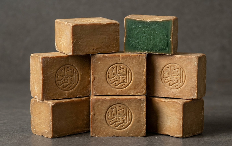 Lot of 8 Genuine Natural Olive Blossom Aleppo-Ghar Soap with Extra Laurel Oil