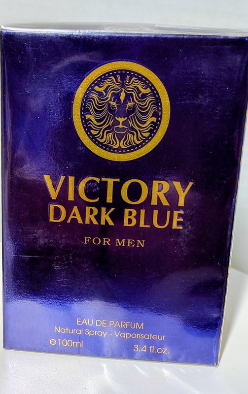 Victory Dark Blue Cologne Men 3.4oz EDP Spray New Sealed Dylan Type Scent