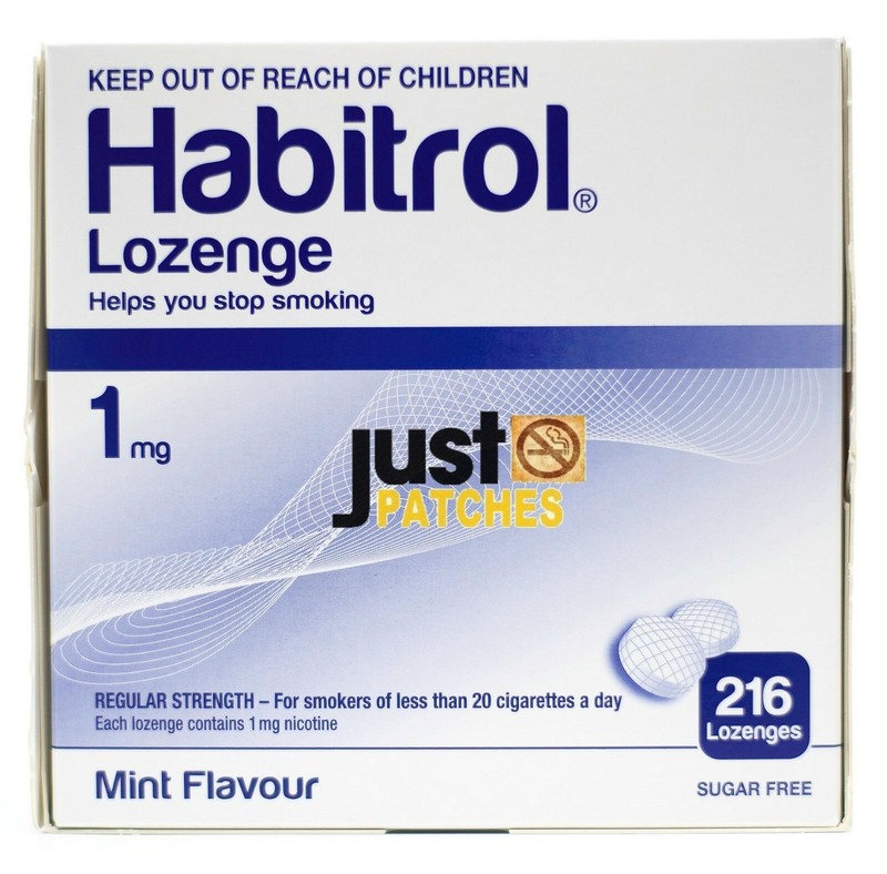 Habitrol Nicotine Lozenge 1mg MINT (216 pieces, 1 box) NEW 05/2024