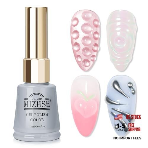 Water Droplet Gel Nail Polish 3D Gel Nail Art Rain Drop Effect for Nail Clear