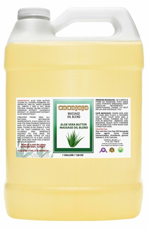 Aloe vera butter ws pure jojoba argan emu massage oil hydrate skin e hair