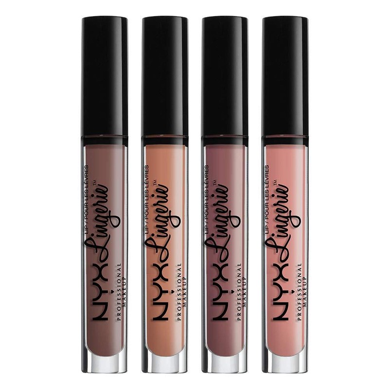 NYX PROFESSIONAL MAKEUP Lip Lingerie Matte Liquid Lipstick - Exotic, Warm gallery