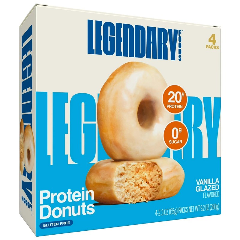 Legendary Foods – Protein Donuts Vanilla Glazed 9.2oz/4ct