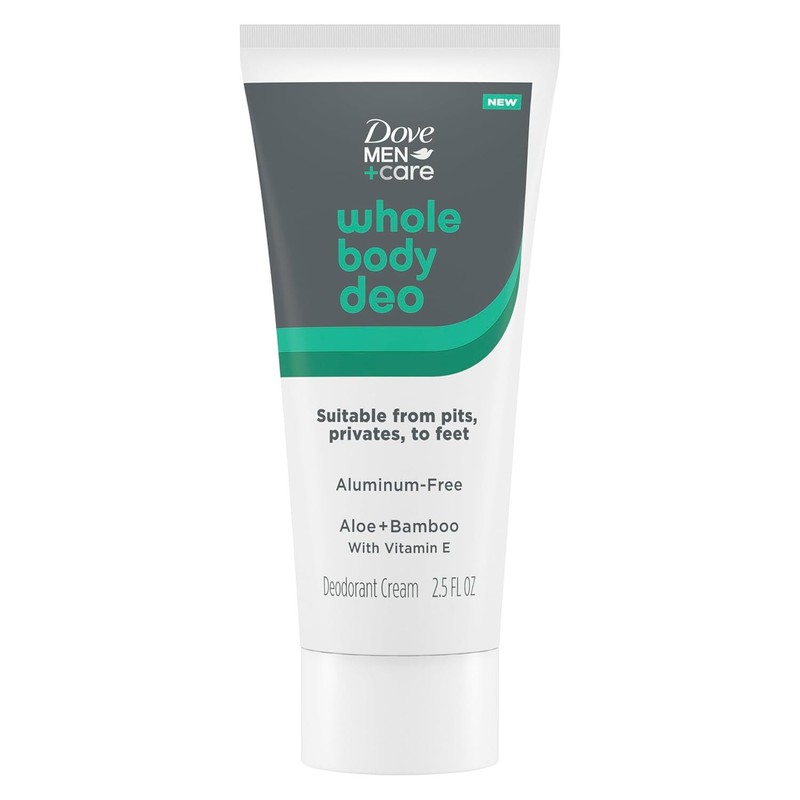 DOVE MEN + CARE Whole Body Deo Aluminum-Free Deodorant Cream Aloe + Bamboo Suit