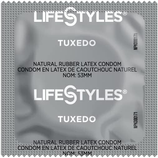 100 CT LifeStyles Tuxedo Condoms gallery