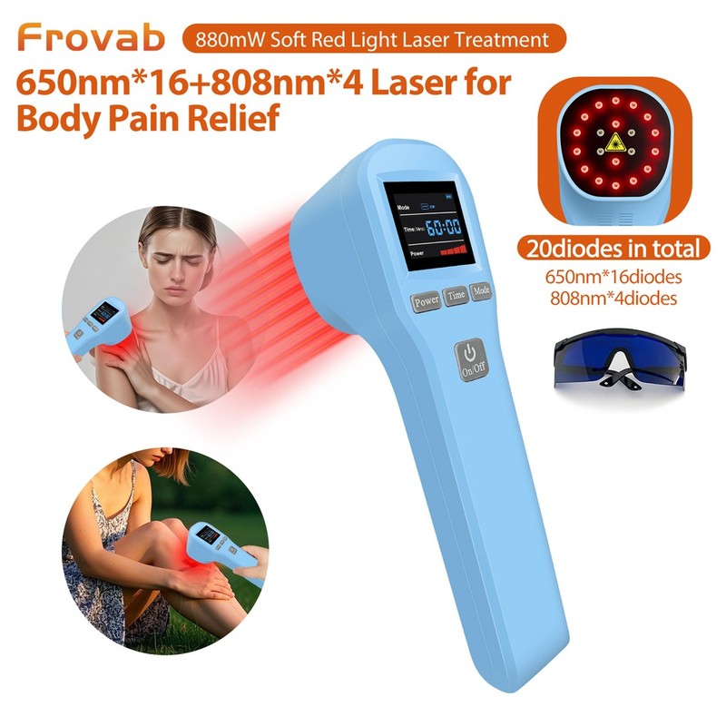 808nm Laser Treatment Cold Laser Therapy Device for Pain Relief Wound Healing