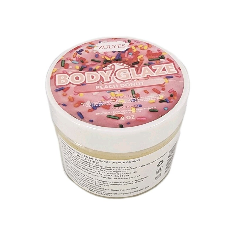 Body Glaze Peach Donut 8 Oz Peach Sealed New Exp 3/14/2029