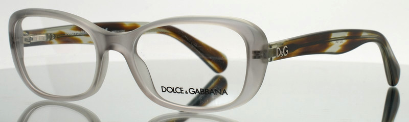 DOLCE & GABBANA DD1247 2598 Grey Womens Oval Full Rim Eyeglasses 50-17-135 B:34
