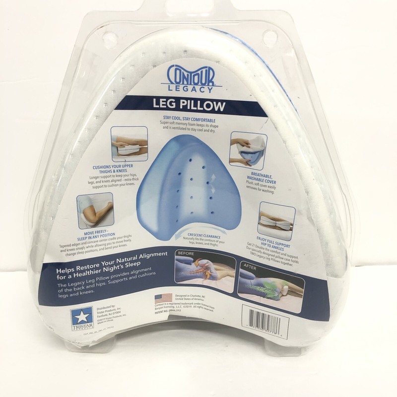 Contour Legacy Leg Pillow Knee Foam &Cover Back/Hip Support Side Sleeper Bed gallery