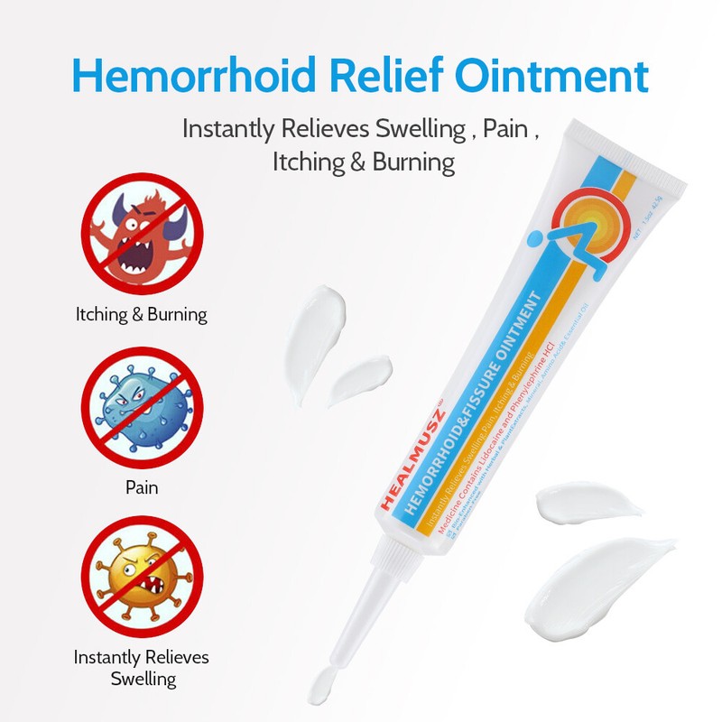 Hemorrhoids Remove Ointment Herbal Cream Relief Piles Pain Reduce Itching 42.5g gallery