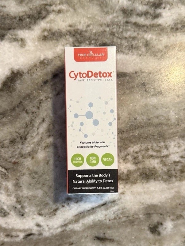 CytoDetox True Cellular Formulas 1 fl oz Detox Supplement – New in Box – NIB