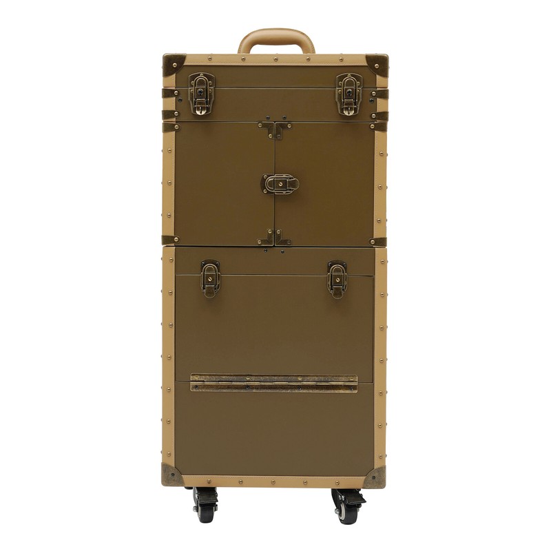 Hairdressing Case, Hairdressing Tool Organiser Box 38*25*82cm 15-20kg Gold gallery
