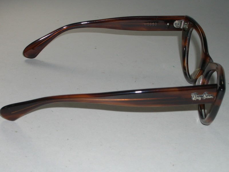 BAUSCH & LOMB RAY BAN TORTOISE LISBON CATS EYE EYEGLASS/SUNGLASSES FRAMES ONLY gallery