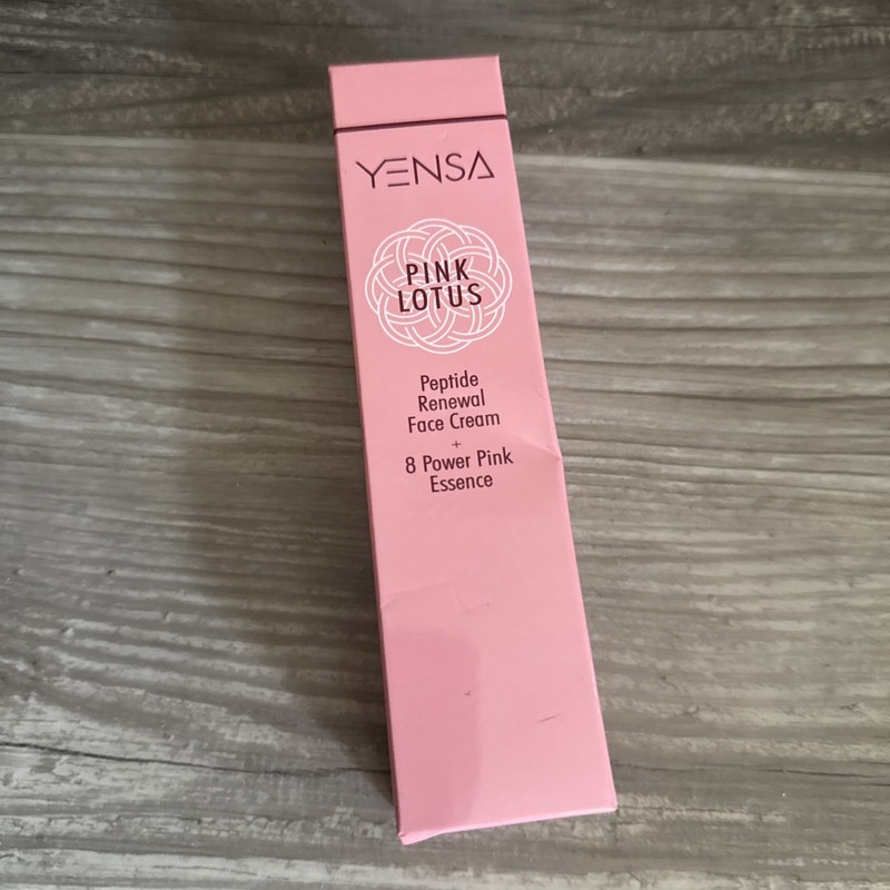 Yensa Pink Lotus Peptide Renewal Face Cream 8 Power Pink Essence 1.7 fl. oz. NEW